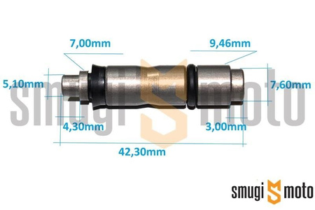 Zestaw naprawczy pompy hamulcowej AJP, Derbi Senda, tłoczek 10mm